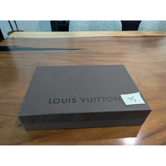 Louis Vuitton Brown Gift Box With Ribbon & Tissue Paper 12x8x2.5 - Picture 16 of 16